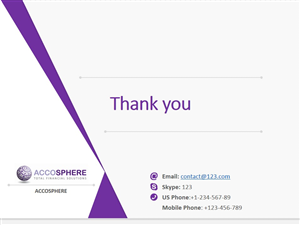 PowerPoint Design by Hepidesigner for SDS ACCOSPHERE ADVISORS PRIVATE LIMITED | Design: #3729350