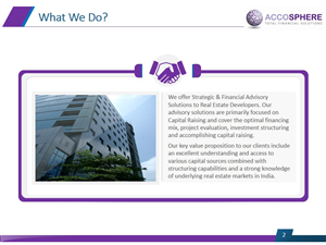 PowerPoint Design by Hepidesigner for SDS ACCOSPHERE ADVISORS PRIVATE LIMITED | Design: #3735711