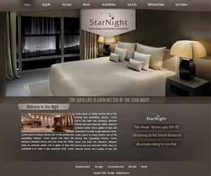 Diseño Wordpress por webwinner para Starnight Bed and Breakfast | Diseño: #992571