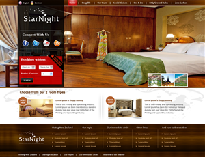 Diseño Wordpress por webxvision para Starnight Bed and Breakfast | Diseño: #1003189