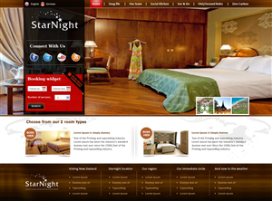 Diseño Wordpress por webxvision para Starnight Bed and Breakfast | Diseño #1005081