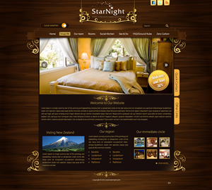 Diseño Wordpress por pb para Starnight Bed and Breakfast | Diseño: #987013