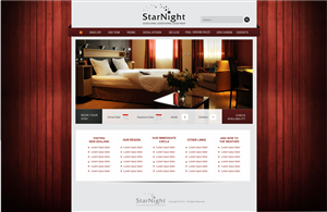 Diseño Wordpress por CreativeIyke.com para Starnight Bed and Breakfast | Diseño #982436