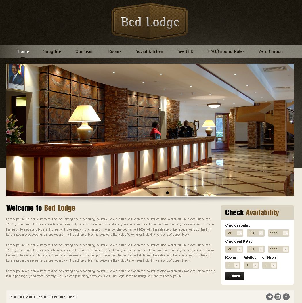 Wordpress Design by Creative Usha for Starnight Bed and Breakfast | Design #991222