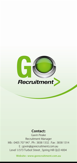 Brochure Design by Impressive Solutions for Go Recruitment Australia | Design: #991154