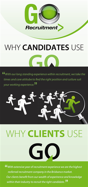 Brochure Design by Black Stallions Impressive Solutions for Go Recruitment Australia | Design #996949