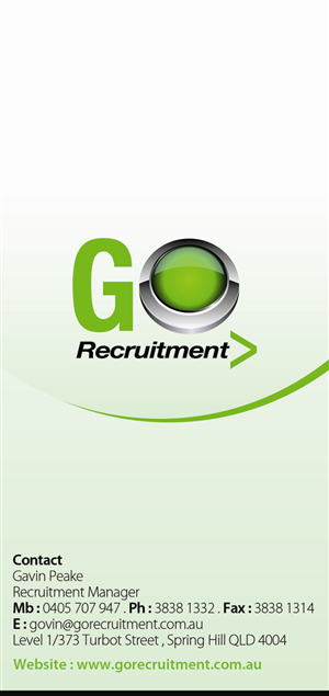 Brochure Design by Impressive Solutions for Go Recruitment Australia | Design: #996955