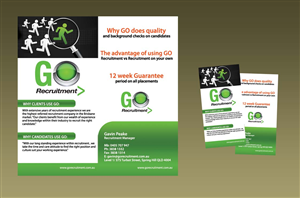 Broschüren-Design von MeMe Botrous für Go Recruitment Australia | Design: #992397