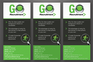 Broschüren-Design von Alex für Go Recruitment Australia | Design: #994668