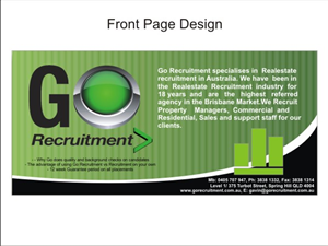 Broschüren-Design von Gulzaar khan für Go Recruitment Australia | Design: #983287