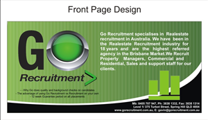 Broschüren-Design von Gulzaar khan für Go Recruitment Australia | Design: #983559