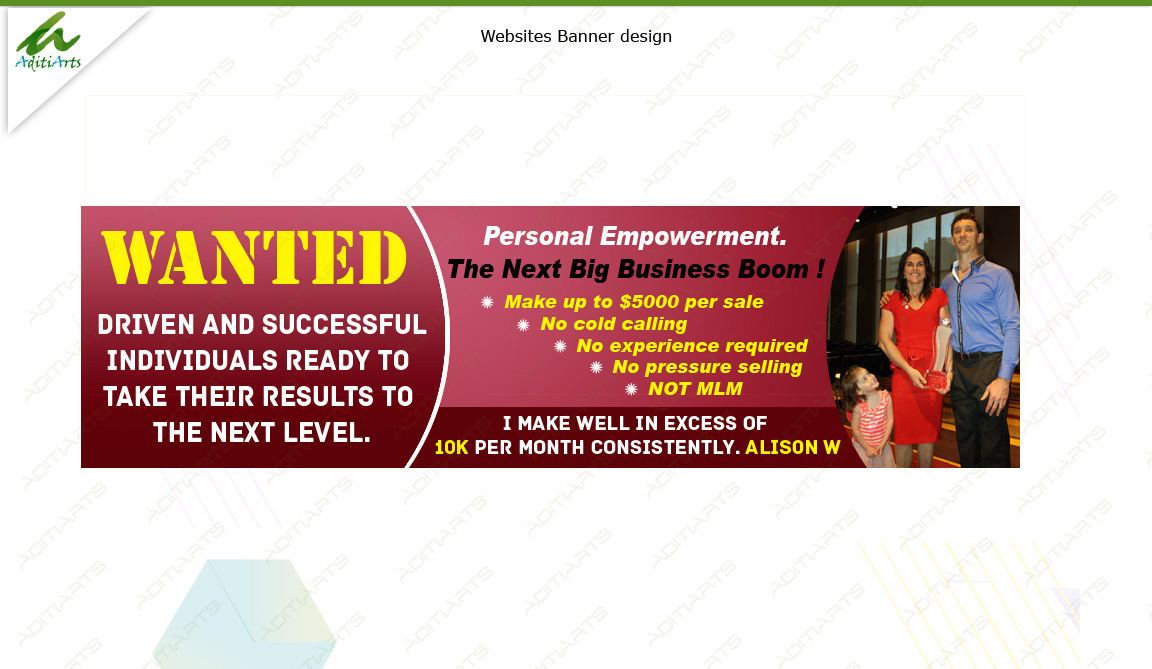 Banner Ad Design by AditiArts for this project | Design #3714277