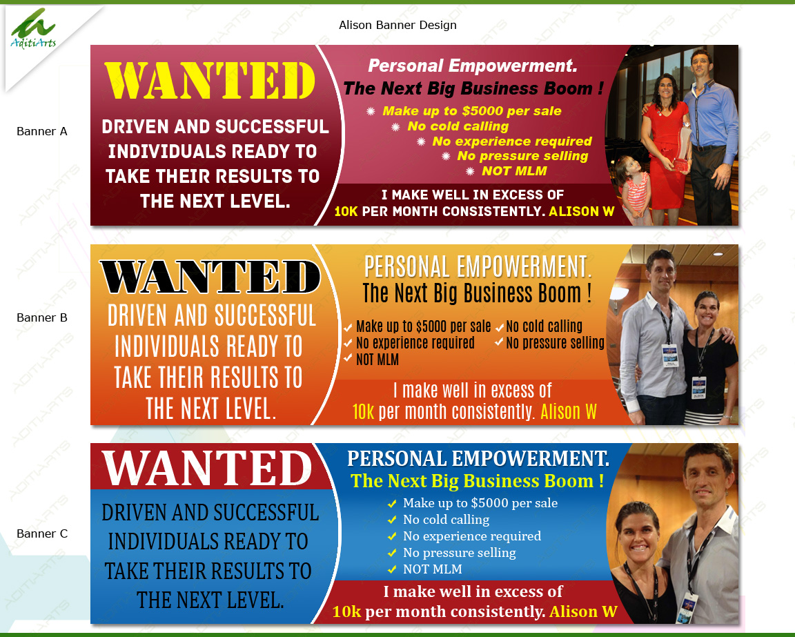 Banner Ad Design by AditiArts for this project | Design #3718075