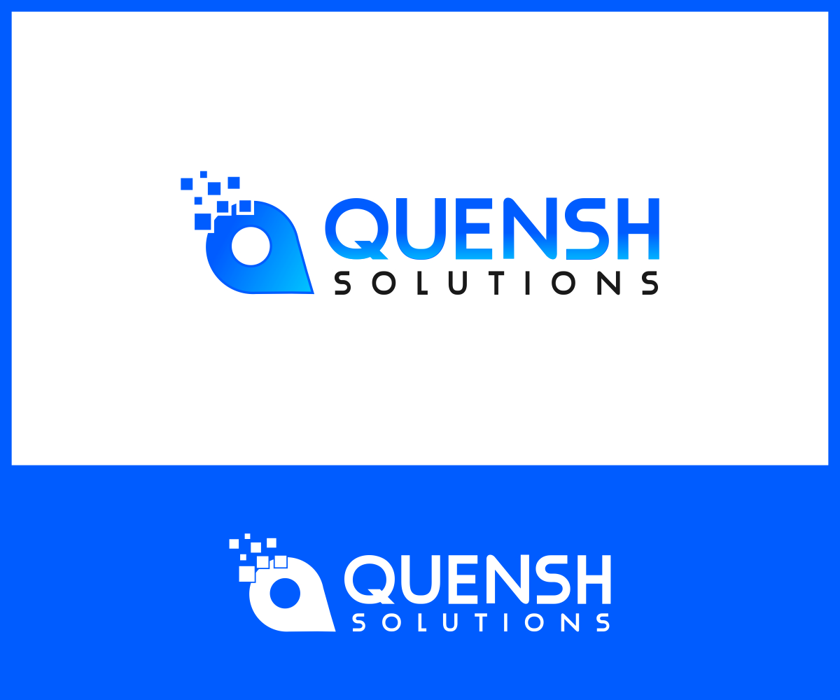 Logo Design by CLUSTER CREATIONS for Quenshsolutions Ltd | Design #3745212
