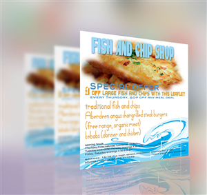 Flyer Design by b3b36043 for middleton cheney fish bar | Design: #3728786