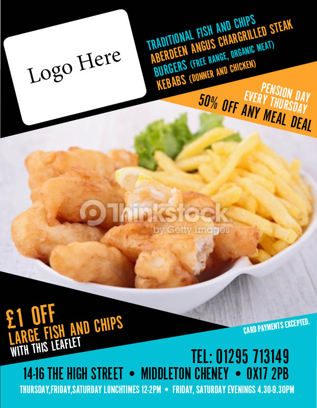 Flyer Design by WittyDogDesignsLLC for middleton cheney fish bar | Design #3727733