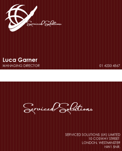 Business Card Design by TedAtkinson for Serviced solutions (UK) limited | Design: #3713655