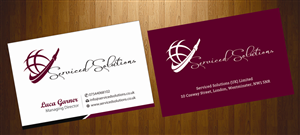 Business Card Design by harmi_199 for Serviced solutions (UK) limited | Design: #3714592