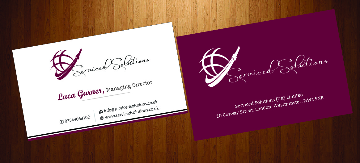 Business Card Design by harmi_199 for Serviced solutions (UK) limited | Design #3714596
