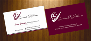 Business Card Design by harmi_199 for Serviced solutions (UK) limited | Design: #3714596