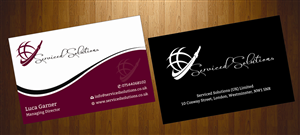 Business Card Design by harmi_199 for Serviced solutions (UK) limited | Design: #3714603