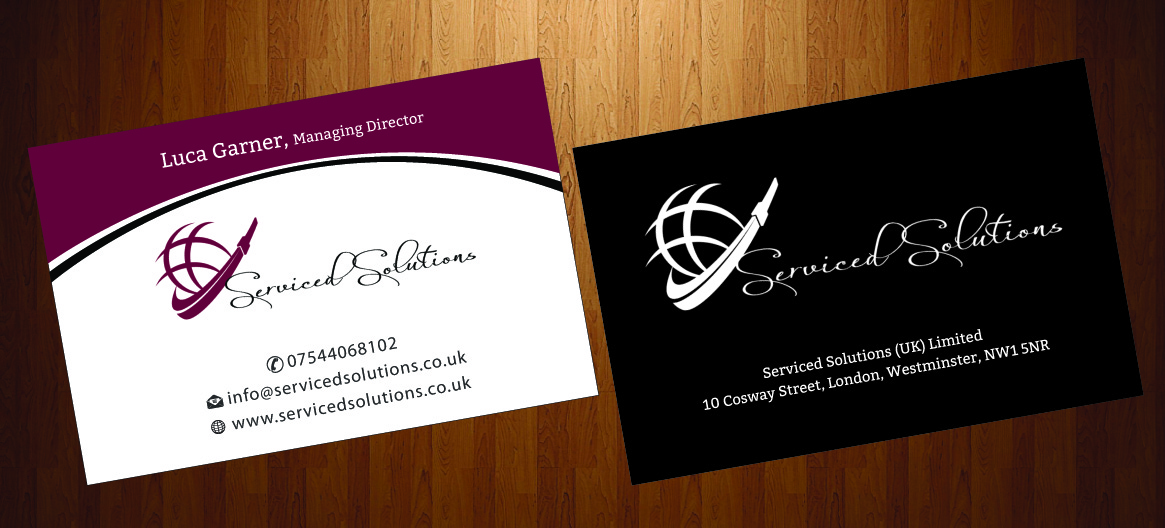 Business Card Design by harmi_199 for Serviced solutions (UK) limited | Design #3714607