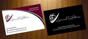 Business Card Design by harmi_199 for Serviced solutions (UK) limited | Design: #3714611