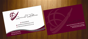 Business Card Design by harmi_199 for Serviced solutions (UK) limited | Design: #3714619