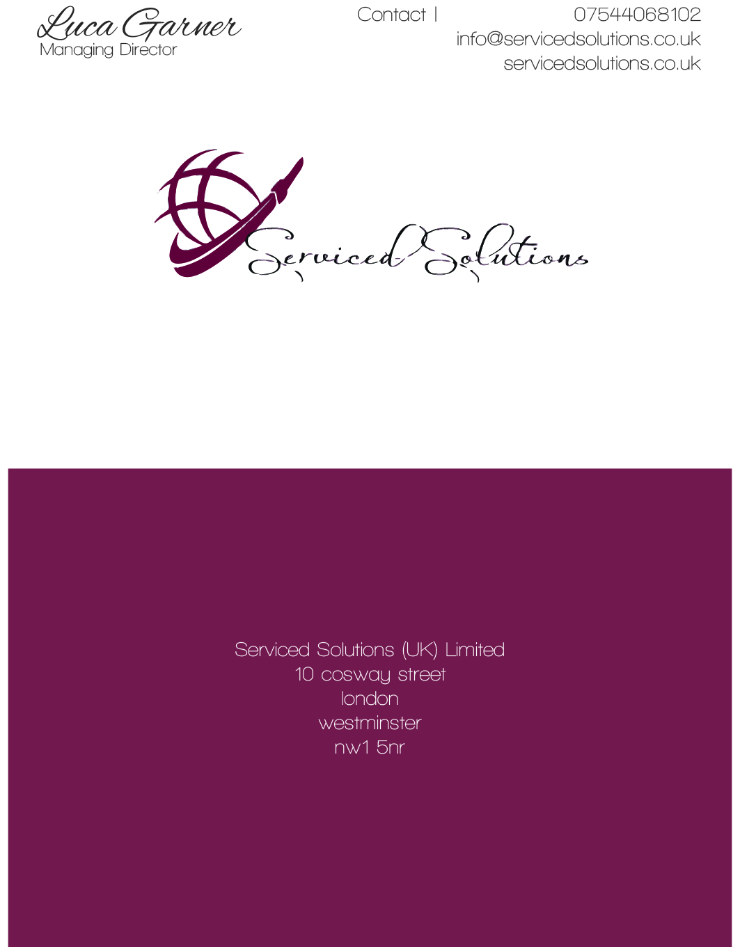 Business Card Design by CalvinPaulDesigns for Serviced solutions (UK) limited | Design #3714146