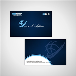 Business Card Design by Lovepreet Graphic Designer for Serviced solutions (UK) limited | Design: #3713172