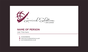 Design de Carte de Visite par yadunath pour Serviced solutions (UK) limited | Design : #3732604
