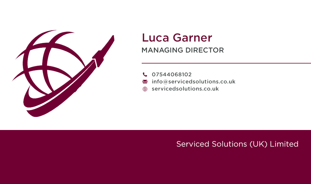 Business Card Design by yadunath for Serviced solutions (UK) limited | Design #3732773