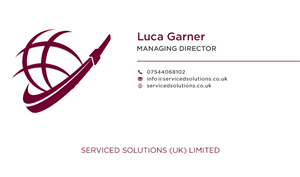 Design de Carte de Visite par yadunath pour Serviced solutions (UK) limited | Design : #3732783