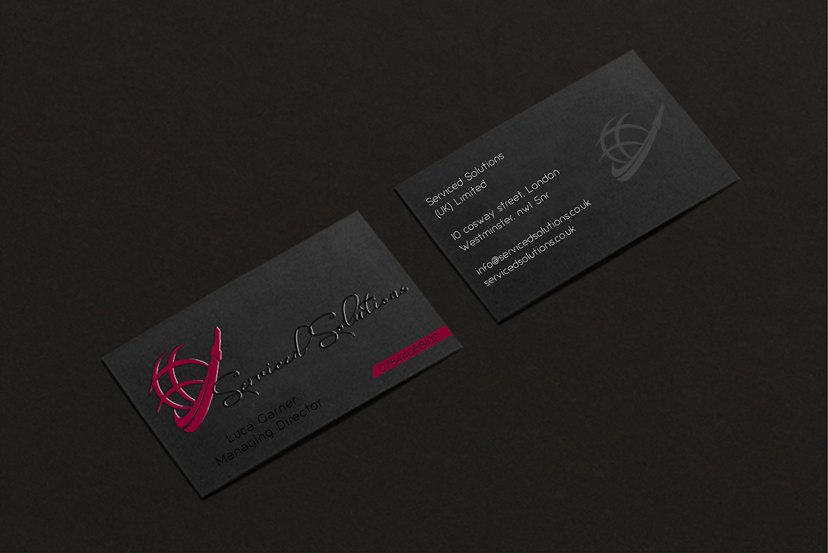 Business Card Design by MB design for Serviced solutions (UK) limited | Design #3714765