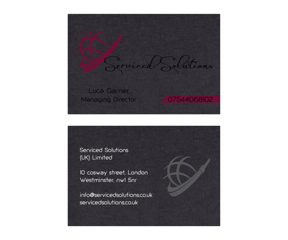 Business Card Design by MB design for Serviced solutions (UK) limited | Design #3720076