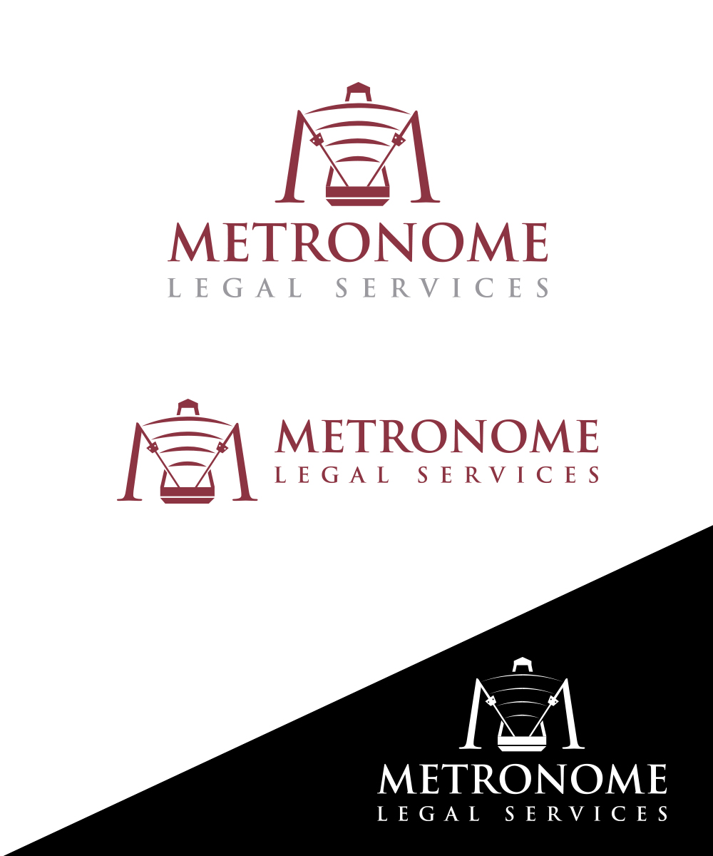 Logo Design by StudioD™ for Metronome Legal Services | Design #3722036
