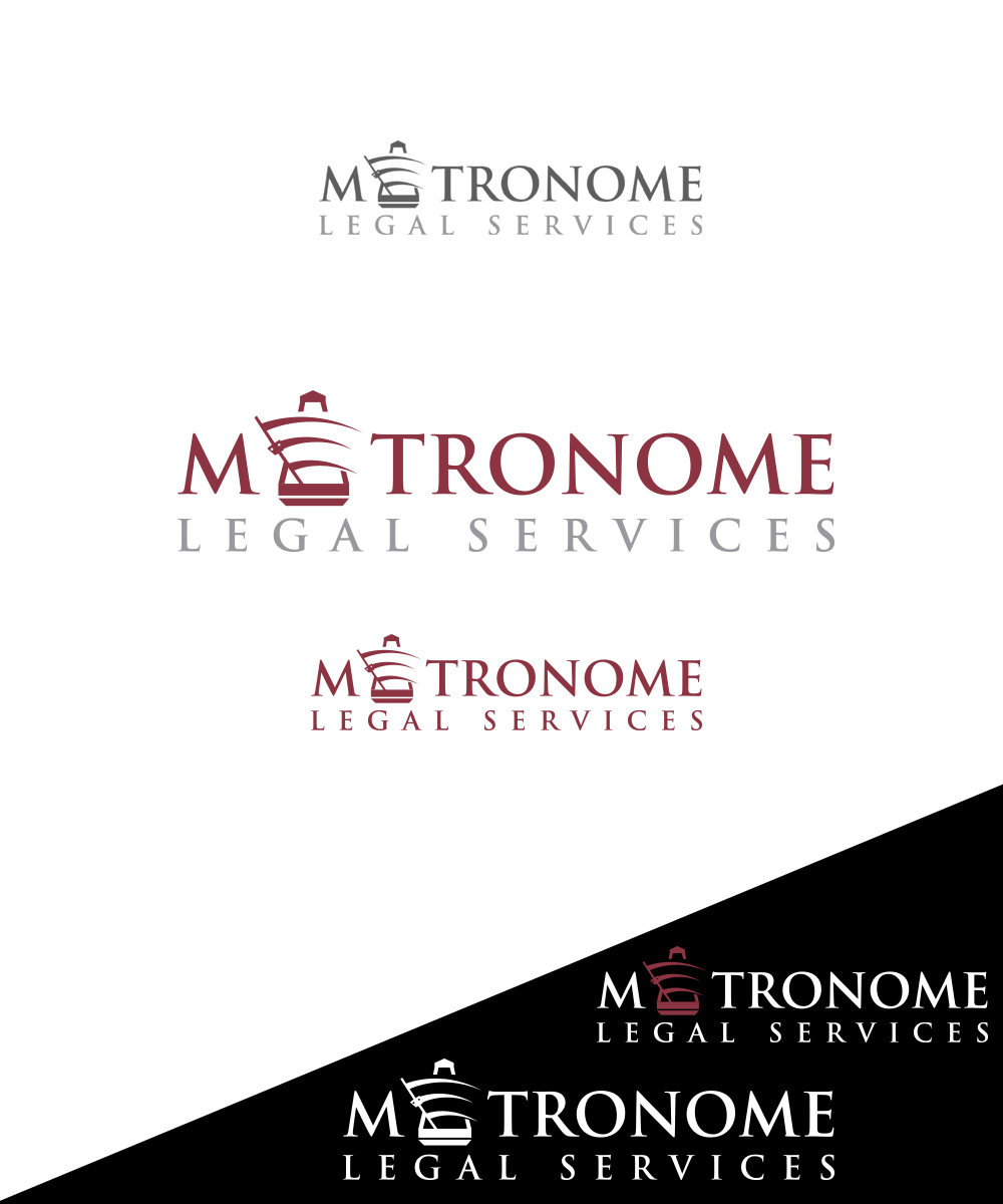 Logo-Design von StudioD™ für Metronome Legal Services | Design: #3735642