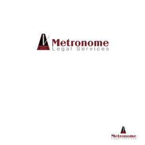 Logo-Design von instudio für Metronome Legal Services | Design: #3719793