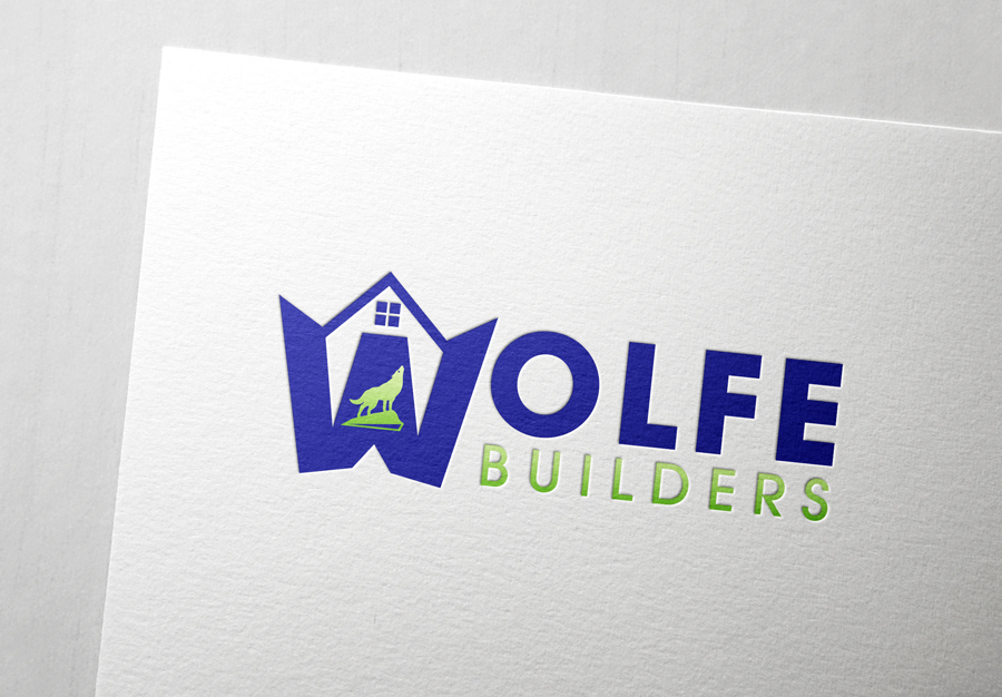 Logo Design by Spektron Designs for Wolfe Builders | Design #3750978