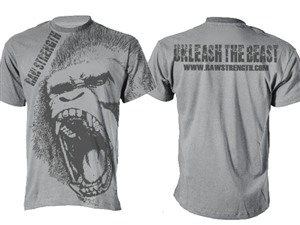 T-shirt Design by Summit Creative for Raw Strength Gym Wear | Design: #975506