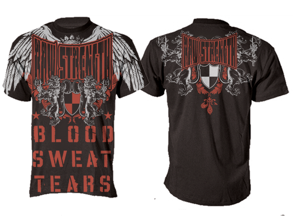 T-shirt Design by Summit Creative for Raw Strength Gym Wear | Design #977004