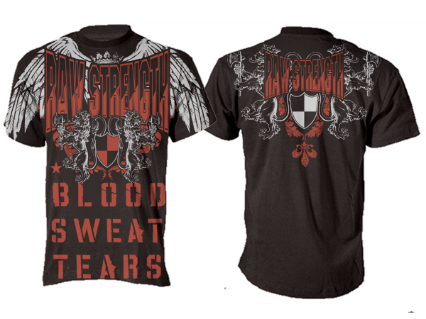 T-shirt Design by Summit Creative for Raw Strength Gym Wear | Design #977116