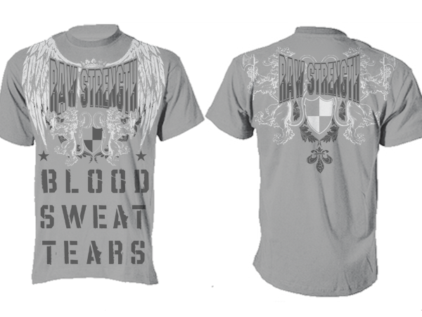 T-shirt Design by Summit Creative for Raw Strength Gym Wear | Design #977565