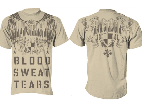 T-shirt Design by Summit Creative for Raw Strength Gym Wear | Design #977569