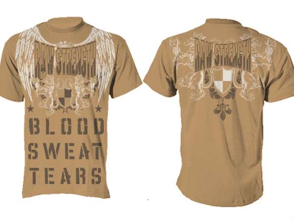 T-shirt Design by Summit Creative for Raw Strength Gym Wear | Design #977571