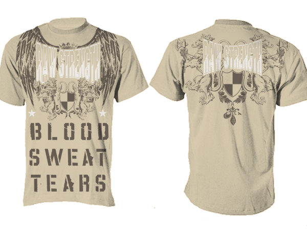 T-shirt Design by Summit Creative for Raw Strength Gym Wear | Design #978075
