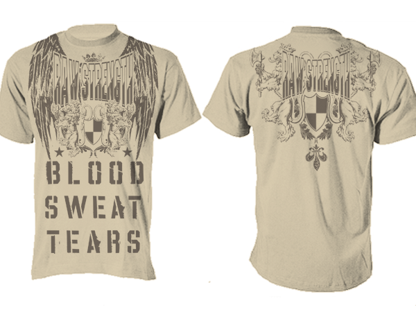 T-shirt Design by Summit Creative for Raw Strength Gym Wear | Design #979770