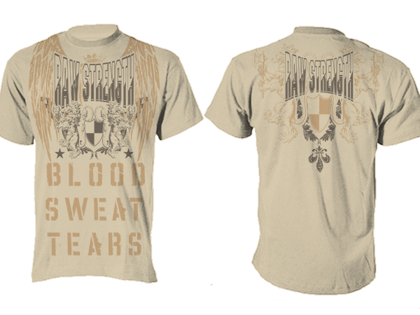 T-shirt Design by Summit Creative for Raw Strength Gym Wear | Design #979922