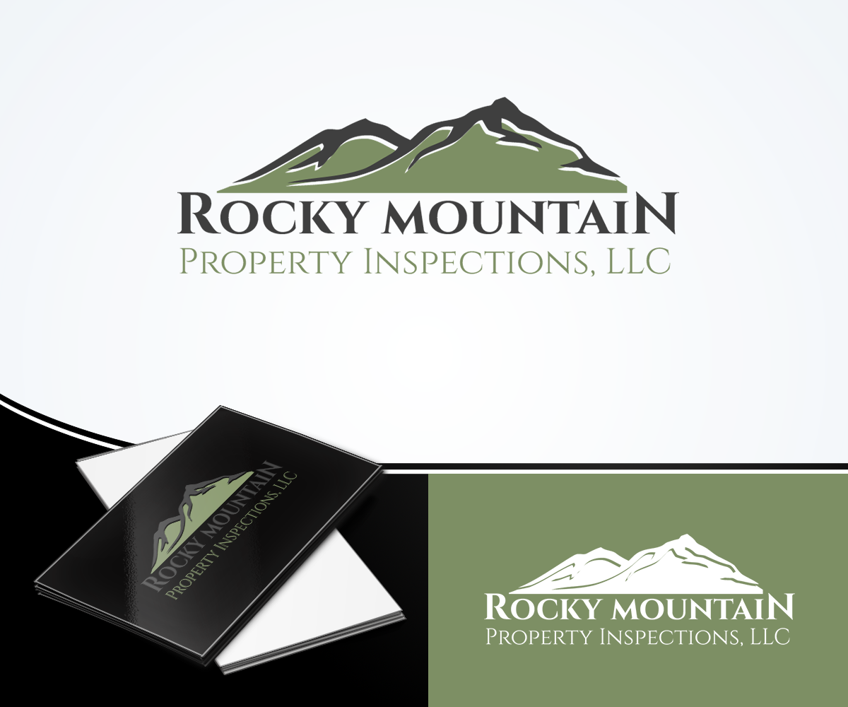 Logo Design by Pixi Dust for Rocky Mountain Property Inspections, LLC | Design #3717984