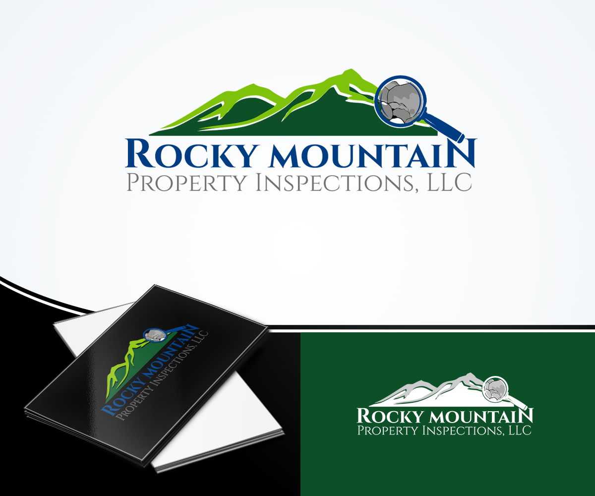 Logo Design by Pixi Dust for Rocky Mountain Property Inspections, LLC | Design #3721383